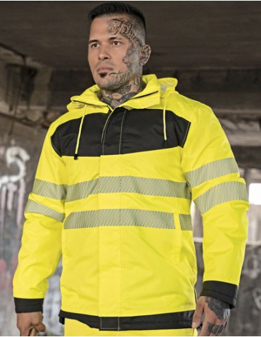 KOR-EOSP-EOS Hi-Vis Workwear Parka With Printing Area